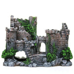 Decorazione acquario Serbatoio Antico Castello in resina