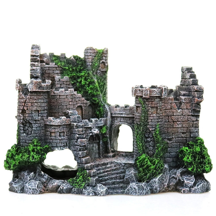 Decorazione acquario Serbatoio Antico Castello in resina