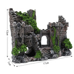 Decorazione acquario Serbatoio Antico Castello in resina