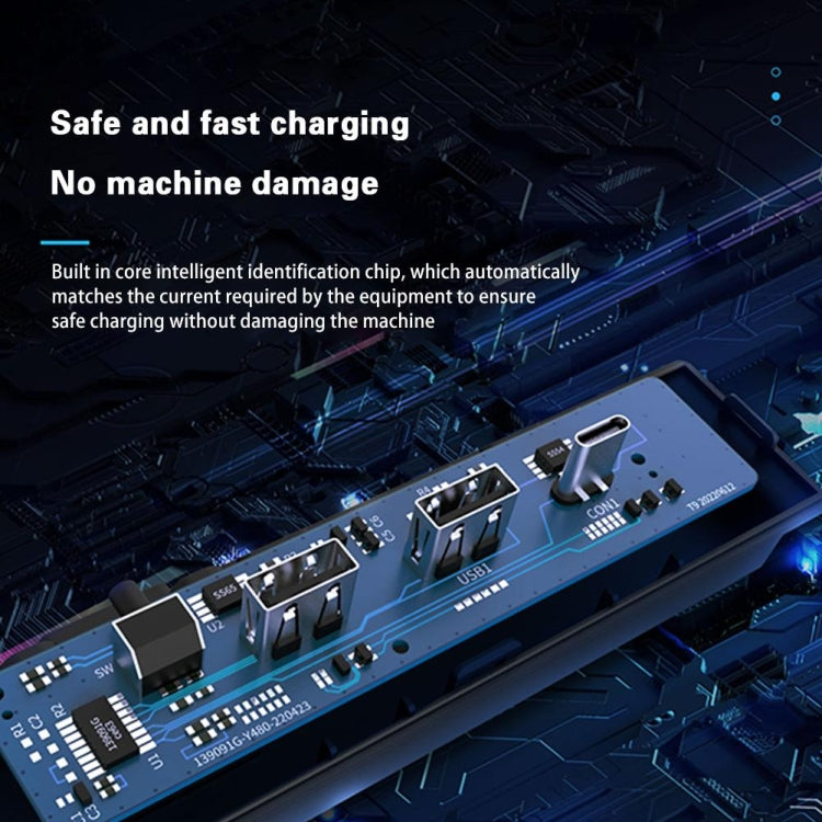 Per Tesla Model 3/Y Car T09 Console centrale Docking station hub USB 27W 3 in 1, T09