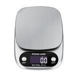 Piccola bilancia elettronica multifunzionale da cucina ad alta precisione Bilancia per alimenti con display digitale LCD, 3kg/ 0.1g, 5kg/ 0.1g, 10kg/ 1g