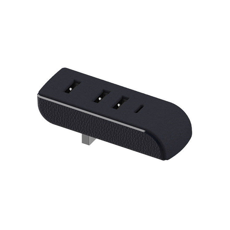 Per Tesla Model 3/Y Car AH37 3 USB + 1 docking station per hub con porta di tipo C/USB-C, AH37