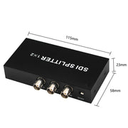 Amplificatore di distribuzione 1 ingresso 2 uscite SD-SDI / HD-SDI / 3G-SDI Splitter SDI video, 1 In 2 Out