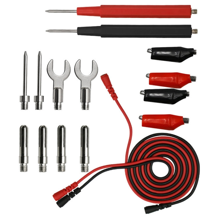 16 in 1 Multimetro multifunzionale Linea di test Set di linee combinate per test multimetro, 16 in 1
