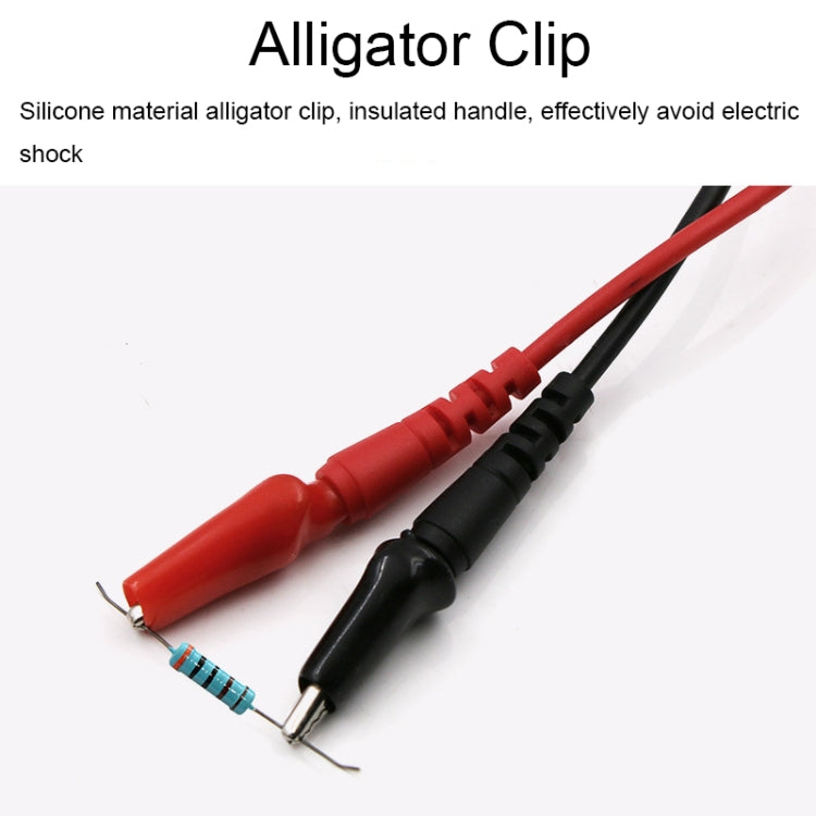 Set 16 in 1 linee test per multimetro 4 mm con clip isolata