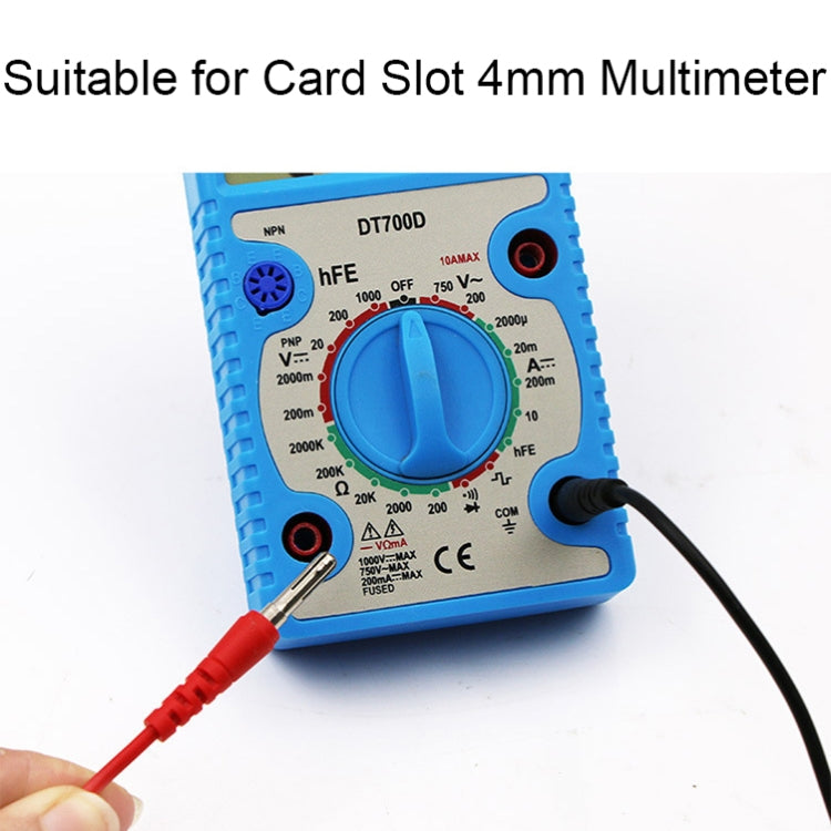 Set 16 in 1 linee test per multimetro 4 mm con clip isolata