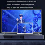 HD55Y Cavo adattatore da VGA a HDMI Convertitore da VGA+USB a HD 1080P con alimentatore, VGA+USB To HDMI
