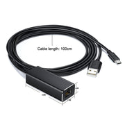 Adattatore Ethernet da RJ45 Micro USB a 100M Guarda video fisso, Micro USB