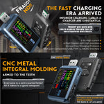 FNIRSI FNB48P Rilevatore caricabatteria USB 4-24V