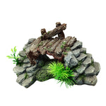 Tavolo da arrampicata per lettino da tartaruga in resina Stump Hideaway House Sunback Table, GT026, GT023, GT149, GT001, GT013S, GT013M
