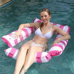 Amaca da acqua pieghevole galleggiante in PVC 123x120 cm