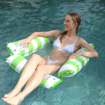 Amaca da acqua pieghevole galleggiante in PVC 123x120 cm