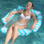 Amaca da acqua pieghevole galleggiante in PVC 123x120 cm