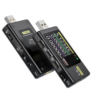 FNIRSI FNB58 Amperometro di tensione USB TIPO-C Tester di alimentazione a carica rapida, Bluetooth, Without Bluetooth