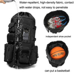 Ozuko 9573 Zaino da basket sportivo multifunzionale Zaino da uomo impermeabile da esterno