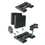 Ventola raffreddamento con caricatore doppio controller per PS4