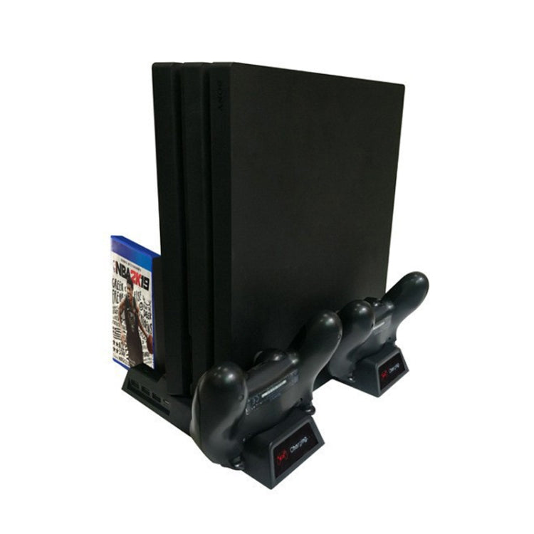Ventola raffreddamento con caricatore doppio controller per PS4