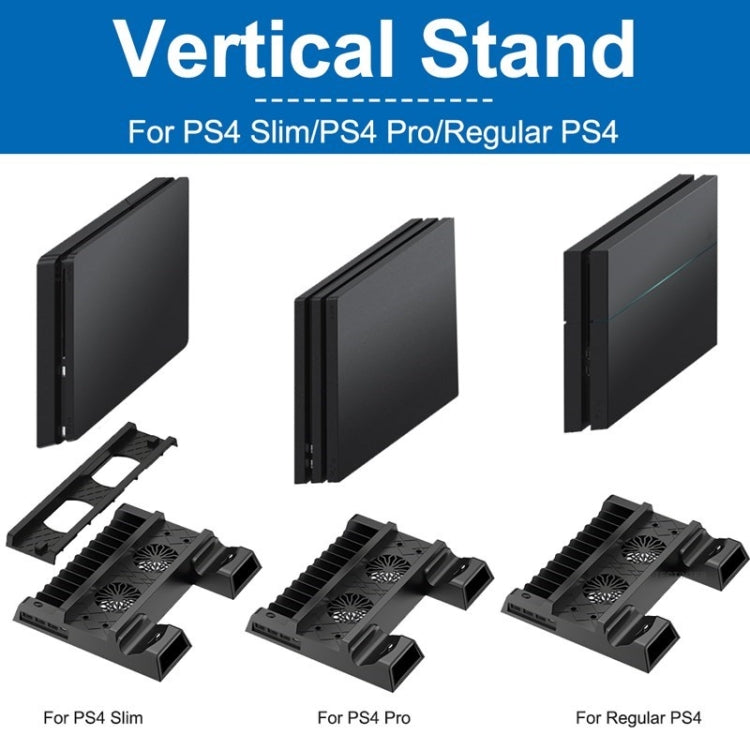Ventola raffreddamento con caricatore doppio controller per PS4
