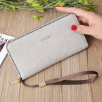 Scrub Portafoglio lungo Portafoglio da donna Borsa con cerniera