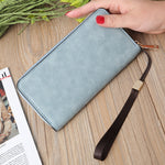 Scrub Portafoglio lungo Portafoglio da donna Borsa con cerniera