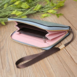 Scrub Portafoglio lungo Portafoglio da donna Borsa con cerniera