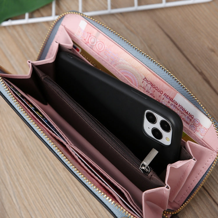 Scrub Portafoglio lungo Portafoglio da donna Borsa con cerniera