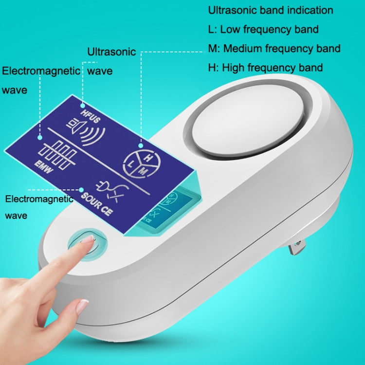 Display ad alta potenza Repellente per topi ad ultrasuoni Repellente per zanzare Repellente per insetti intelligente per la casa, US Plug, EU Plug, UK Plug, AU Plug