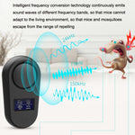 Display ad alta potenza Repellente per topi ad ultrasuoni Repellente per zanzare Repellente per insetti intelligente per la casa, US Plug, EU Plug, UK Plug, AU Plug