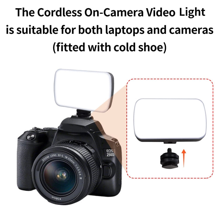 Luce LED ricaricabile per videoconferenza con regolazione colore