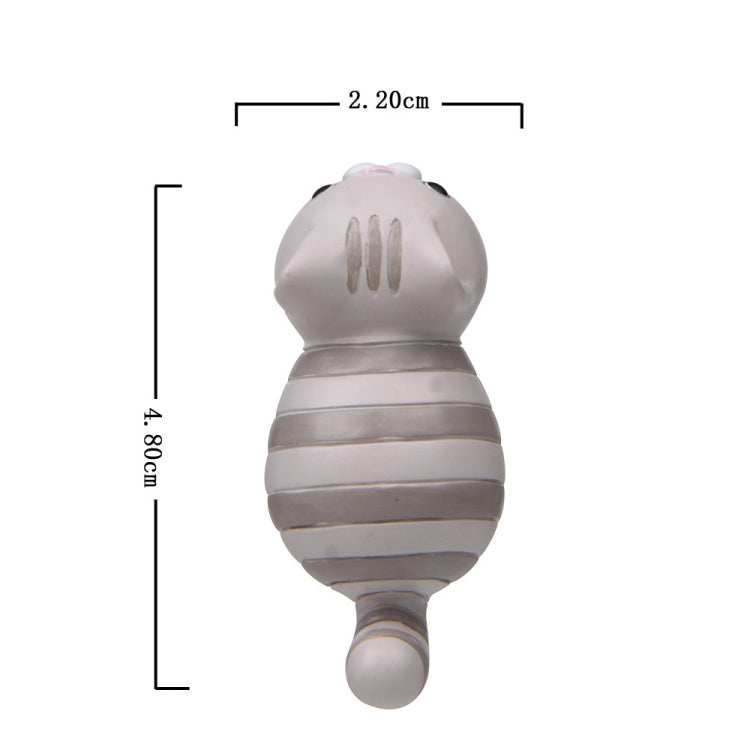 Simpatico cartone animato Cat 3D Magnete per frigorifero Materiale della cassa del telefono cellulare, Black Scarf Cat, Money Pattern Cat, 3 -color Cat, White Scarf Cat, Gray Striped Cat