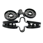 50 pezzi di clip per rete parasole da giardino serra per rete parasole in tessuto, Round Type