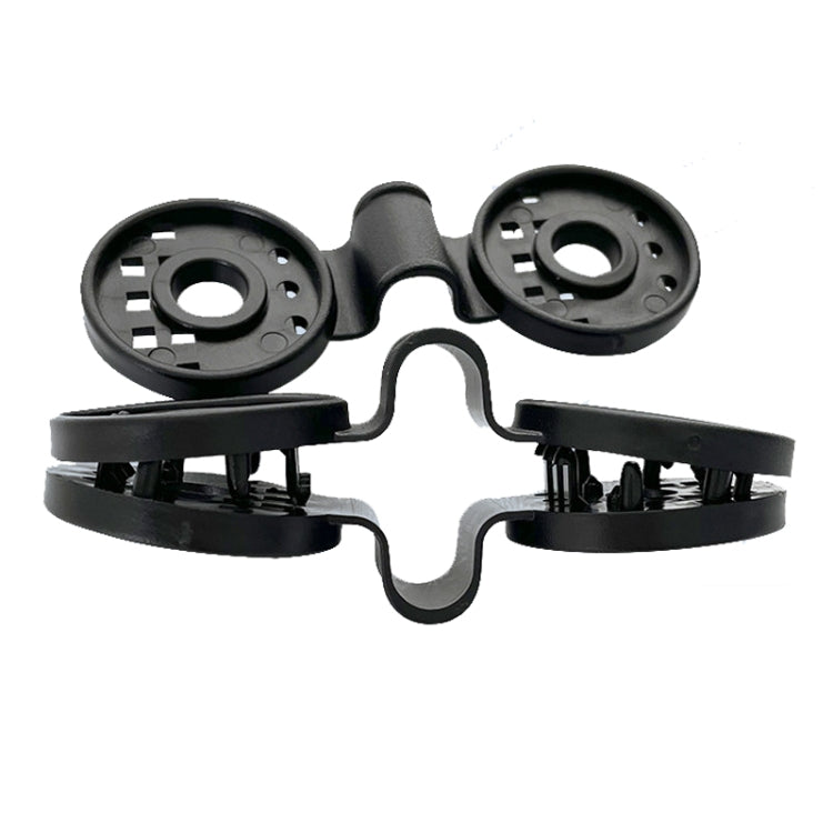 50 pezzi di clip per rete parasole da giardino serra per rete parasole in tessuto, Round Type