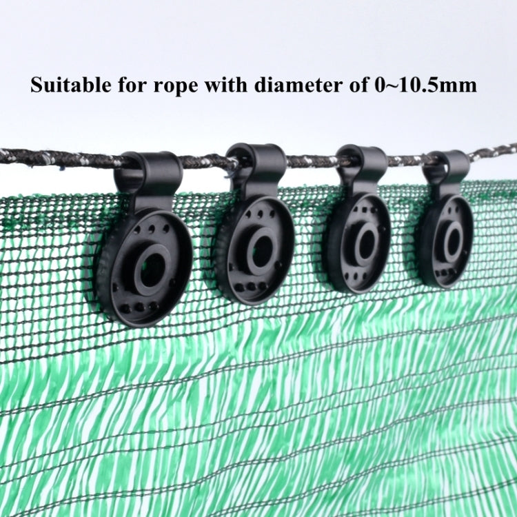 50 pezzi di clip per rete parasole da giardino serra per rete parasole in tessuto, Round Type