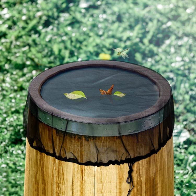 Copertura per zanzariera a secchio, protezione per giardino esterno, filtro per foglie, 95cm