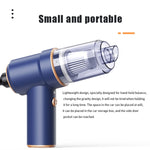 Piccolo aspirapolvere per auto con ricarica wireless Aspirapolvere portatile ad alta potenza, 117C-Blue, 117CD-Blue, 117CG-Blue, 117C-Black, 117CD-Black, 117CG-Black, 117C-White, 117CD-White