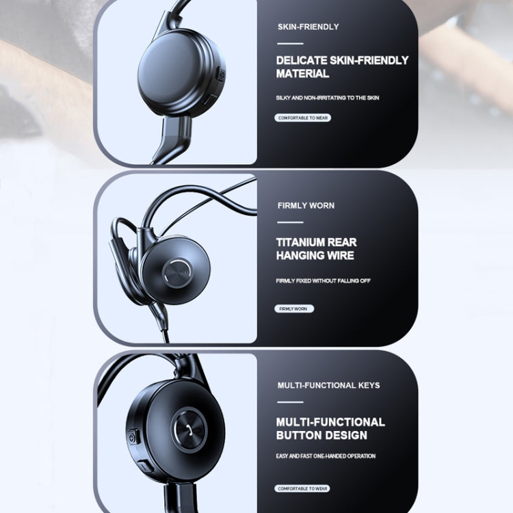 Auricolari Bluetooth M1 a conduzione ossea con microfono