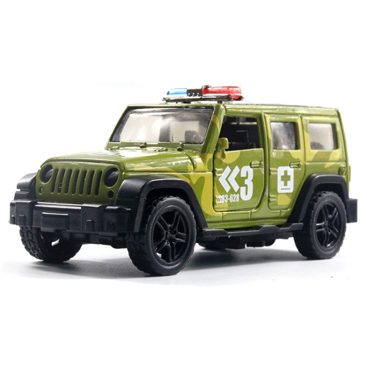 1:36 Giocattolo per auto modello di ambulanza per auto della polizia fuoristrada con suoni e luci, Police Car, Ambulance Car, fire truck, Army