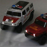 1:36 Giocattolo per auto modello di ambulanza per auto della polizia fuoristrada con suoni e luci, Police Car, Ambulance Car, fire truck, Army