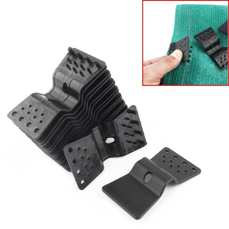 50 pezzi di clip per rete parasole da giardino, per serra, per tende da sole, Butterfly Type