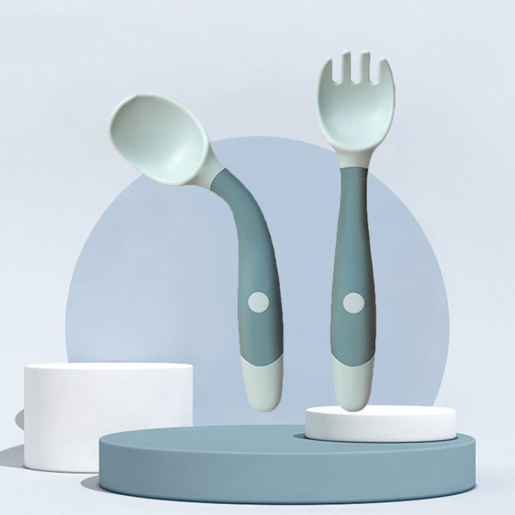 4 set Bambini che mangiano stoviglie da tavola Cucchiaio morbido in silicone pieghevole per bambini, Green, Pink, Yellow, Purple, Boxed Green, Boxed Pink, Boxed Yellow, Boxed Purple