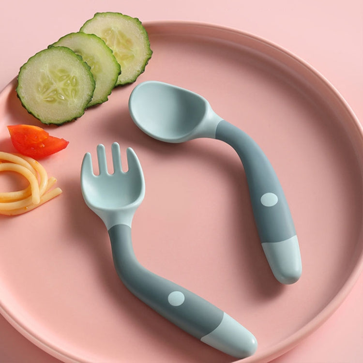 4 set Bambini che mangiano stoviglie da tavola Cucchiaio morbido in silicone pieghevole per bambini, Green, Pink, Yellow, Purple, Boxed Green, Boxed Pink, Boxed Yellow, Boxed Purple