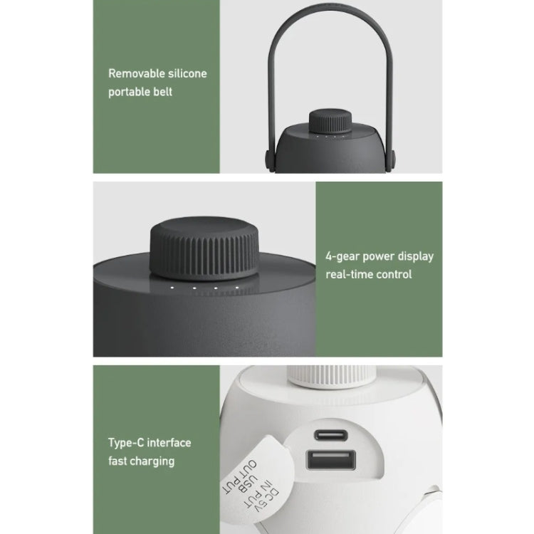 Luce da campeggio LED ricaricabile con batteria 10000mAh
