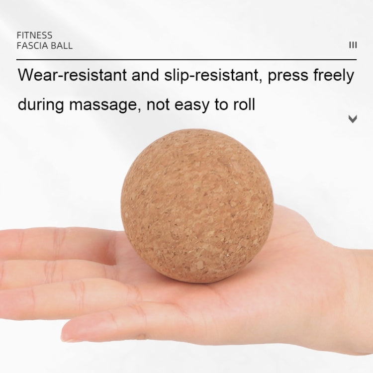 YG049 Palline per fascia fitness con sfera per massaggio yoga in sughero ad alta densità, Diameter 65mm, Diameter 70mm, Diameter 80mm, Diameter 100mm, Diameter 120mm