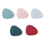Tappetino isolante da tavolo in silicone a forma di lacrima da 10 pezzi, Coaster(Green), Coaster(Blue), Coaster(Gray), Coaster(Red), Coaster(Pink)