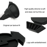 Per Tesla Model3/Y 2 pezzi Copertura impermeabile antipolvere in silicone per porta di ricarica, Split Black, Split Red, Split Blue, Conjoined Black, Conjoined Red, Conjoined Blue, EU Standard Black