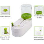 Strumento per la pulizia dei pennelli per pittura a olio di seconda generazione con rondella per penna per vernice per contenitore dell'acqua, GEN 2 Green, GEN 2 Pink