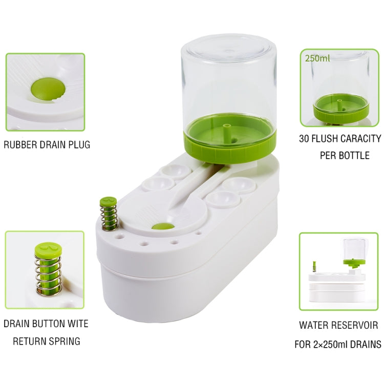 Strumento per la pulizia dei pennelli per pittura a olio di seconda generazione con rondella per penna per vernice per contenitore dell'acqua, GEN 2 Green, GEN 2 Pink