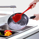ZYA-251 Spazzola per la pulizia della pentola integrata in silicone Spazzola per la pulizia della cucina domestica Spazzola per lavare i piatti, Red