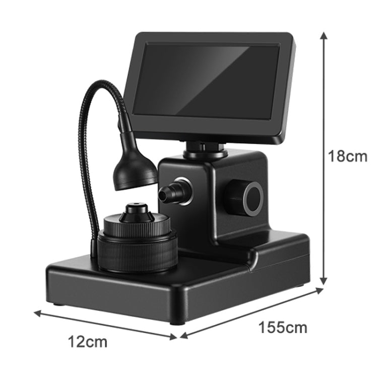 HJ1000 50-1000X Diamond Waist Code Microscope GIA Jewelry Waist Code Instrument, HJ1000