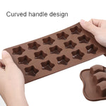 Stampo per cioccolato in silicone da 2 pezzi Stampo per torta di caramelle natalizie in gelatina, stile:, Gift Box, Shell, Star, Heart To Heart